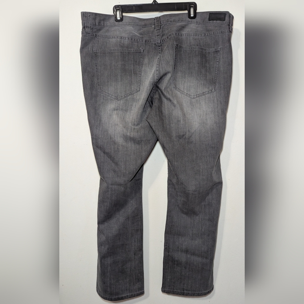 Ecko Unlimited Straight Leg Jeans Gray Denim Cotton Stretch Men's Size 42x31 - Picture 4 of 6